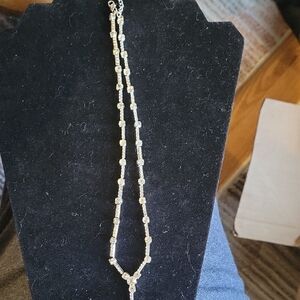 Gold-Tone Beaded Y-Necklace